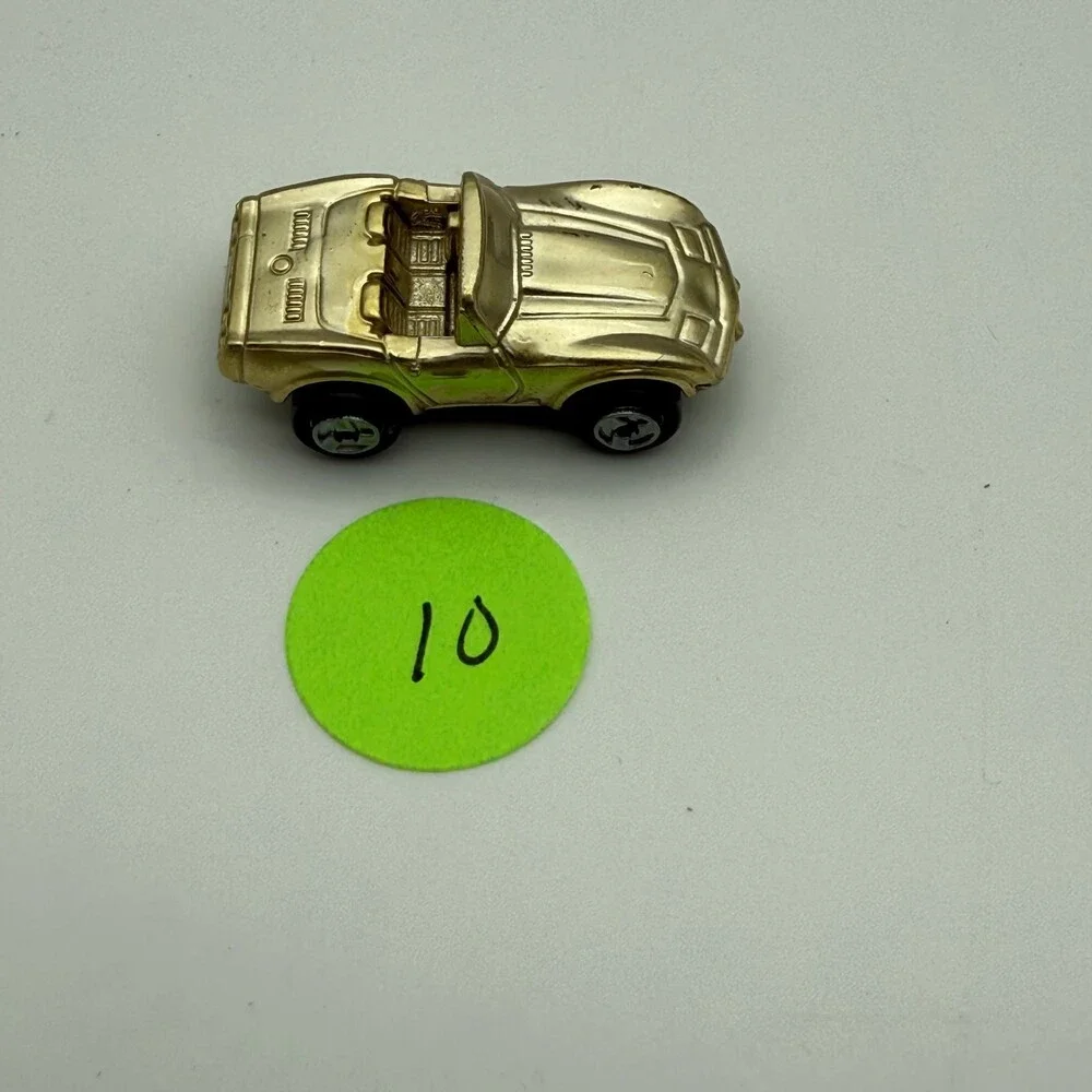 Vintage Micro Machines Gold Chrome Corvette C3 Convertible Mail In Promo Loose